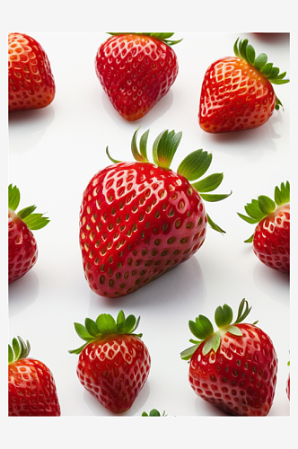 数字艺术草莓海报背景草莓摄影