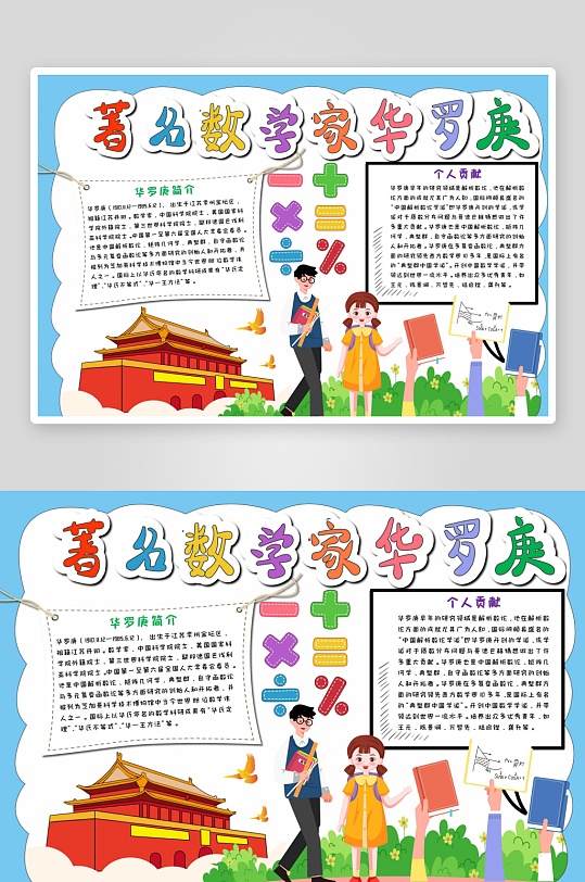 数学思维导图手抄报