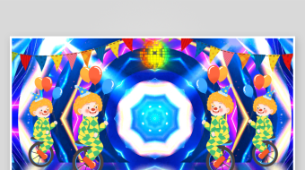 4K酷炫搞怪愚人节小丑视频背景AE模板愚-众图网