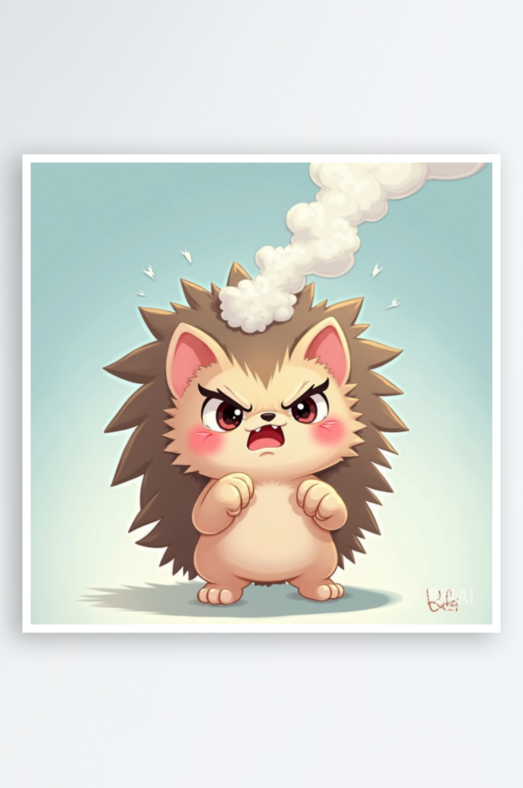 卡通刺猬表情頭像頭像卡通素材