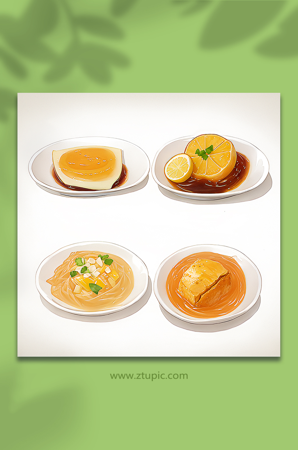 四份诱人美食素材87素材