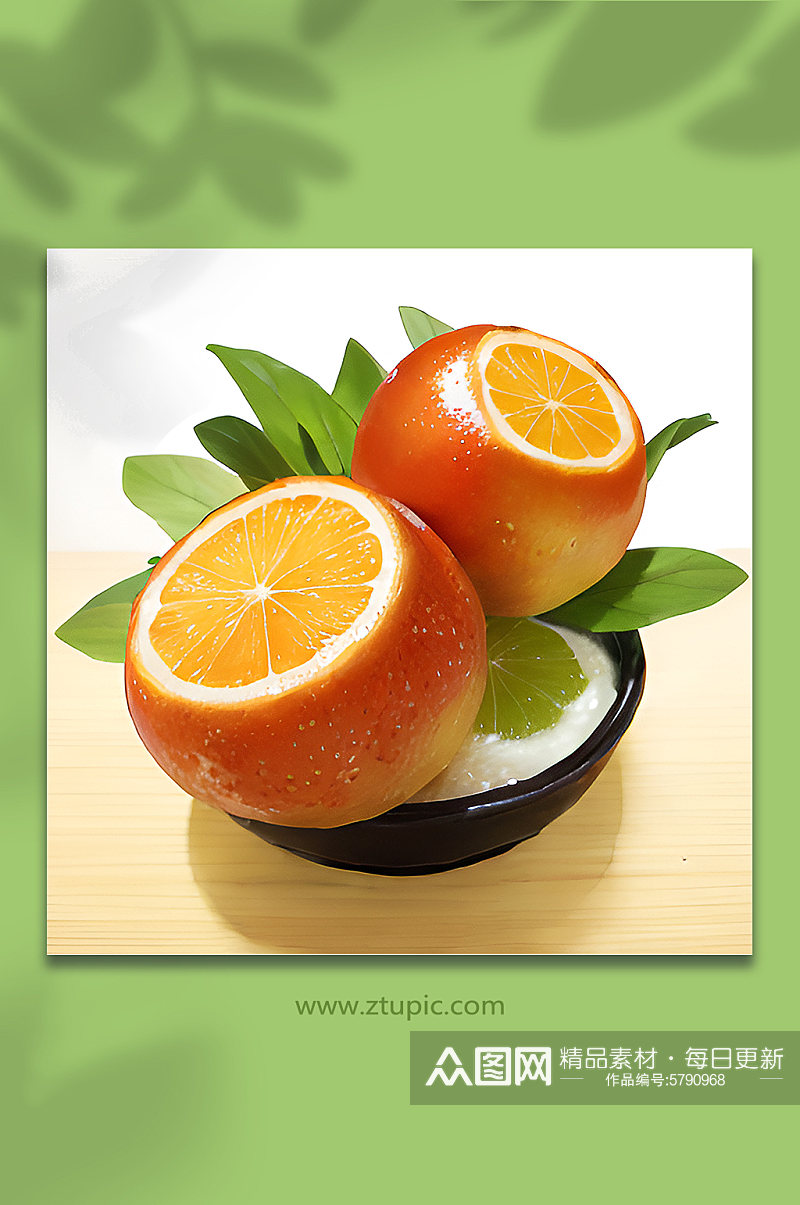 橙皮类橙子水果11素材