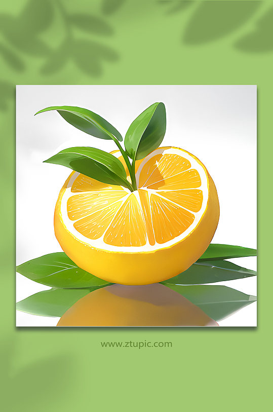 金色柠檬水果植物8