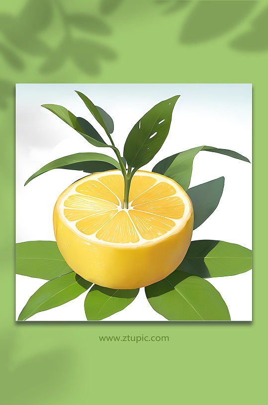 金色柠檬水果植物9