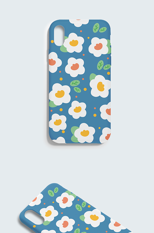 82手绘卡通文艺小清新花朵手机壳-众图网