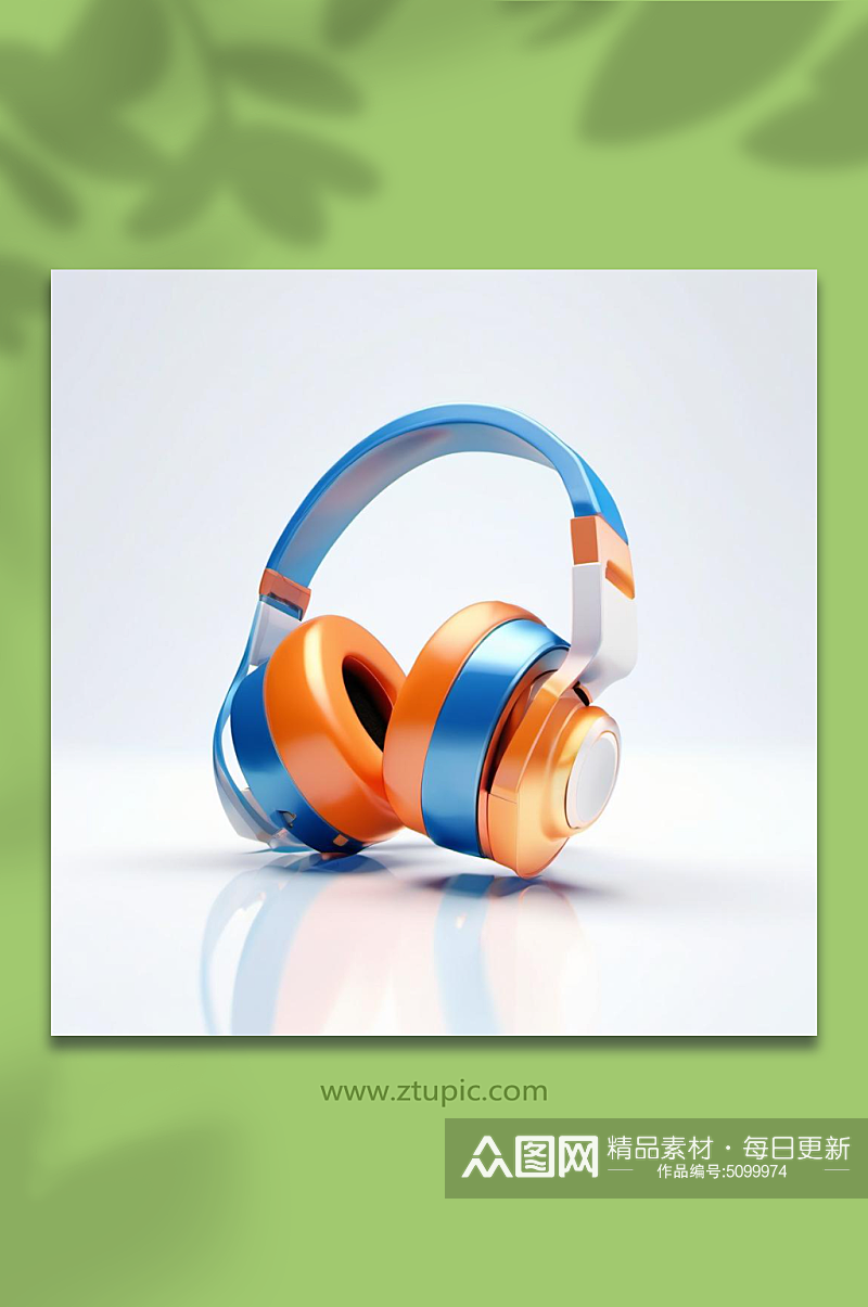 数字艺术C4D产品耳机模型素材