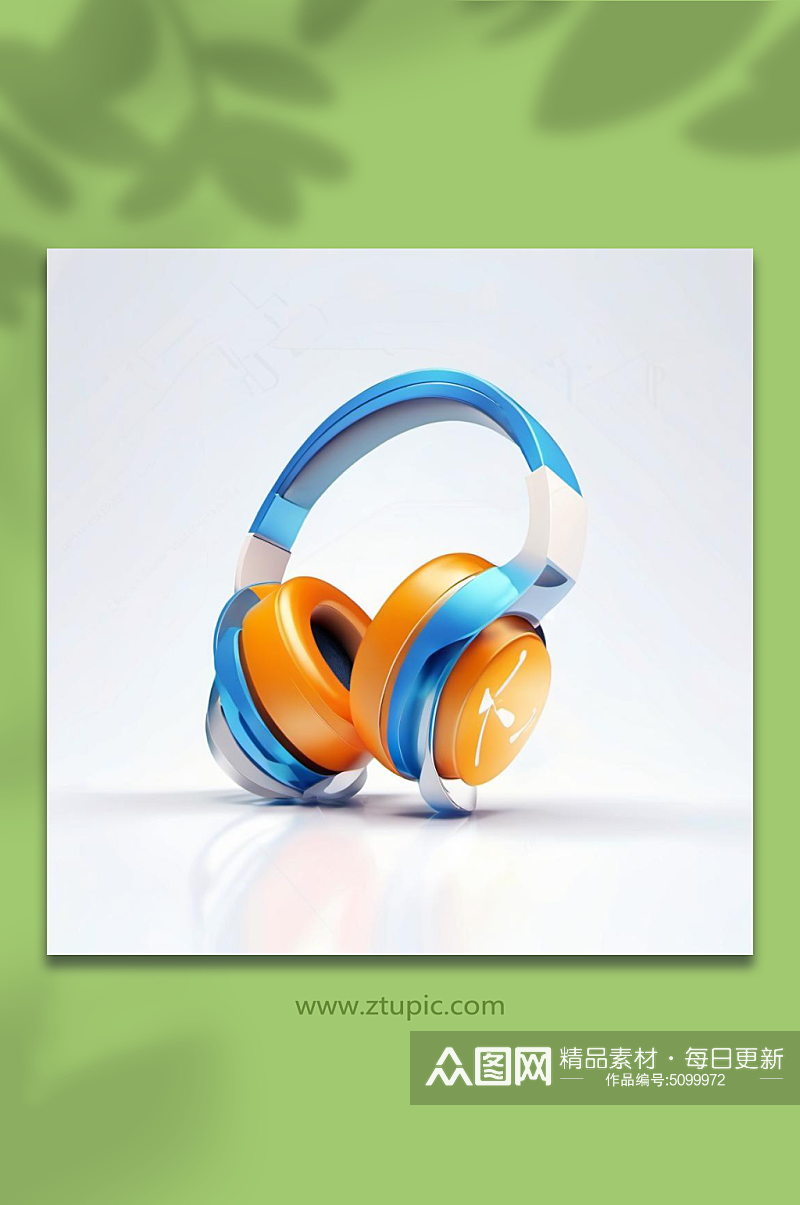 数字艺术C4D产品耳机模型素材