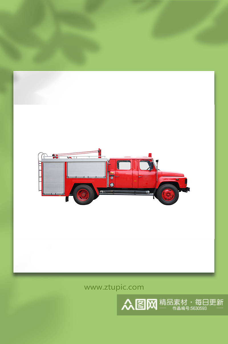 消防车3d卡车元素素材