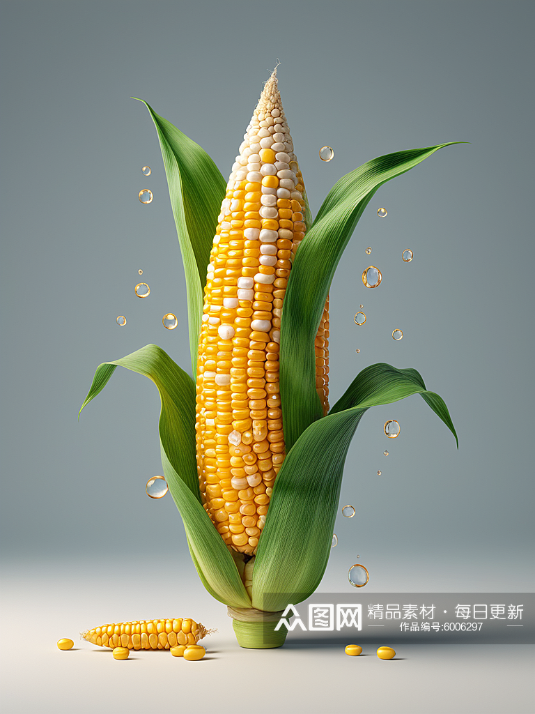 数字艺术食品摄影玉米摄影素材