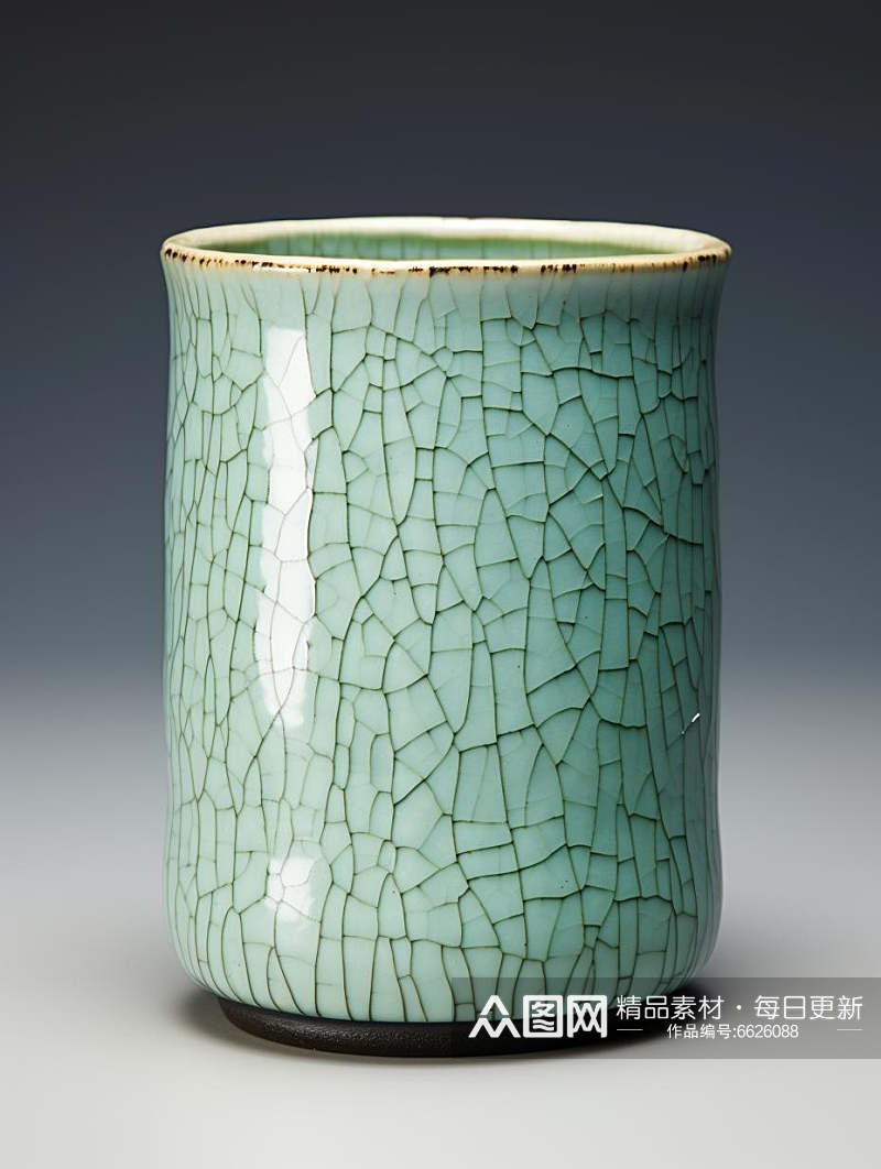 数字艺术景德镇瓷器中国瓷器笔筒现代工艺品素材