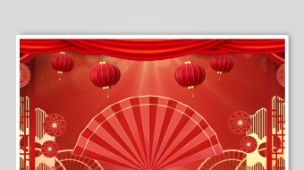 4k龙年元旦喜迎新春粒子开门视频-众图网