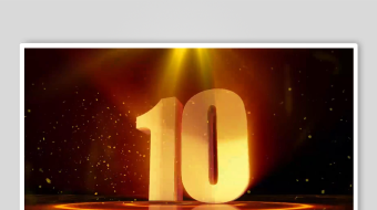 震撼大气燃烧企业年会晚会启动仪式倒计时龙-众图网