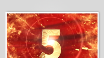 红色绸缎倒计时年会开场AE模板年会启动仪-众图网