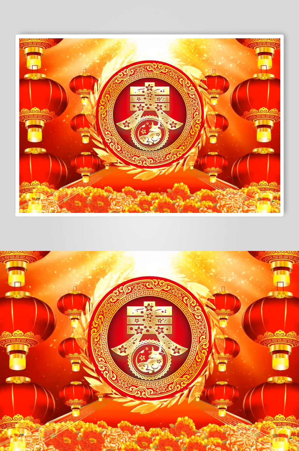 晚會(huì)led背景中國(guó)風(fēng)中式傳統(tǒng)春節(jié)2021素材
