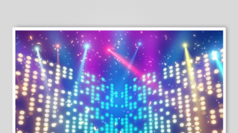 4k炫彩舞台灯光跳舞动感背景视频灯光舞台-众图网