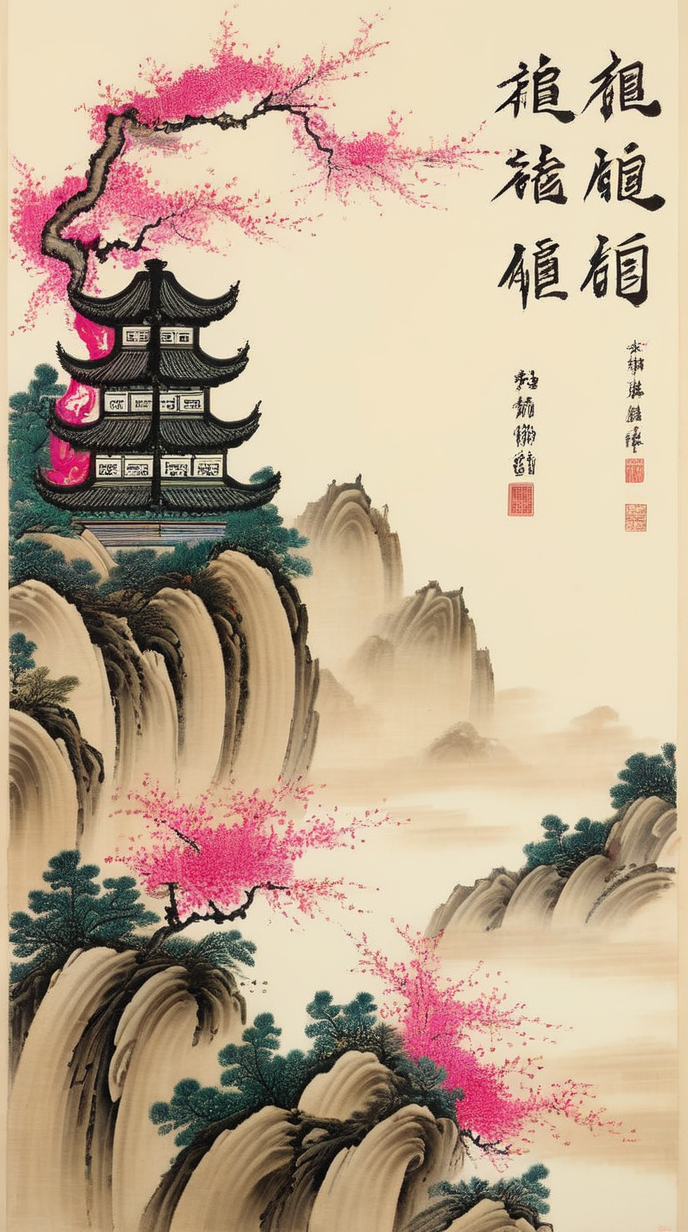 数字艺术花鸟画写意花鸟古代花鸟画国画素材