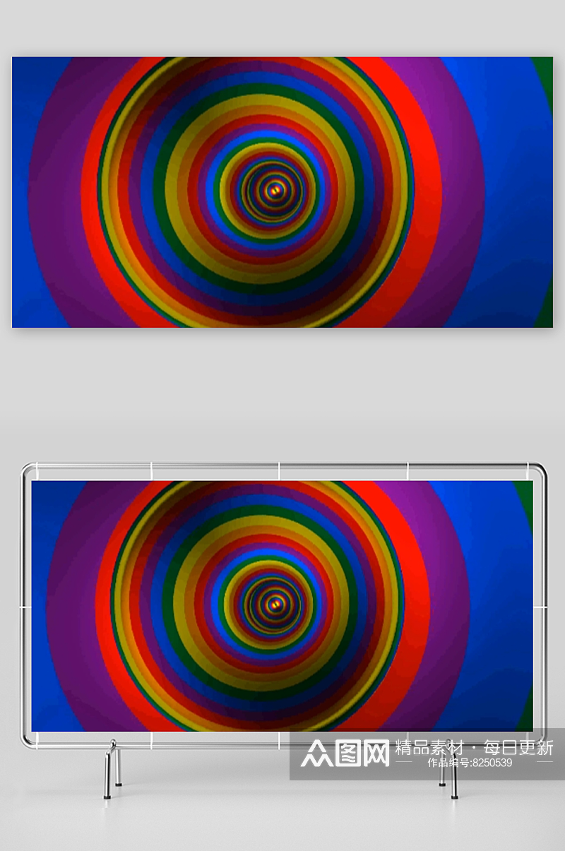 视频背景素材粒子视频素材彩色旋转圆粒子素材