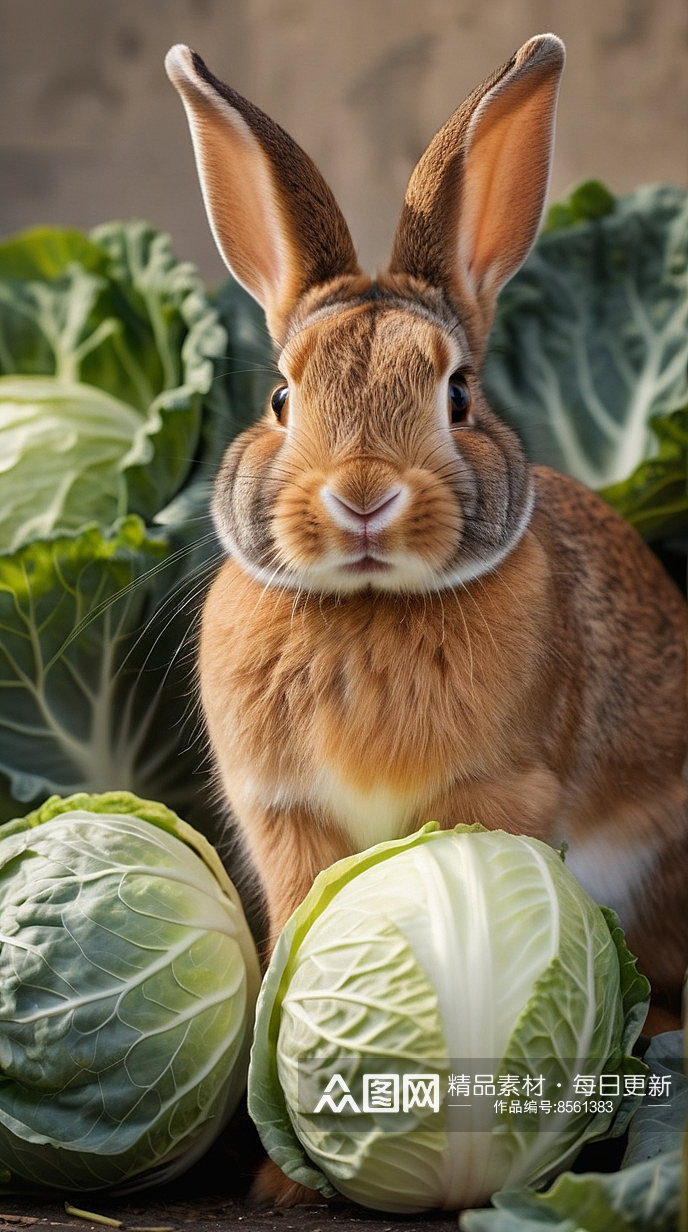 数字艺术萌宠兔子摄影宠物摄影动物插图宠物素材