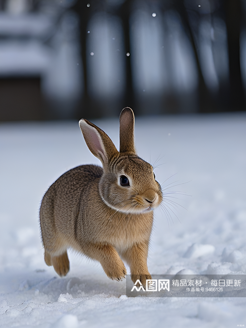 数字艺术兔子宠物摄影创意摄影素材
