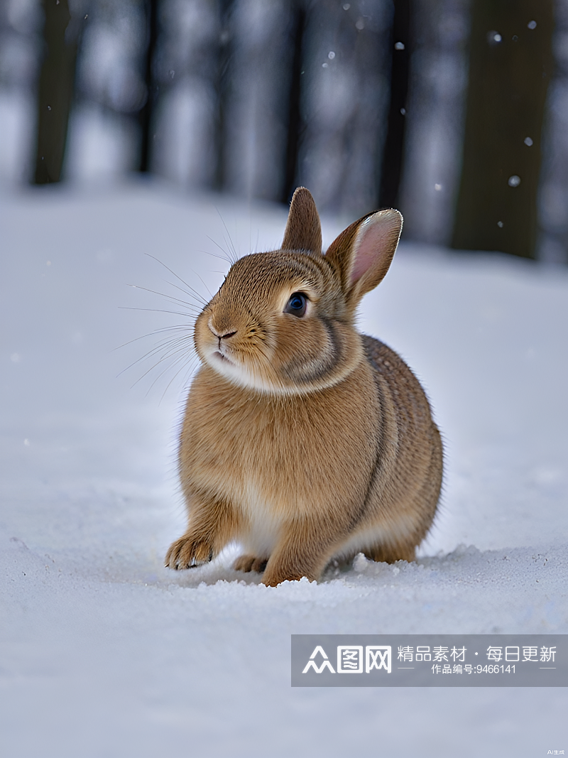 数字艺术兔子宠物摄影素材