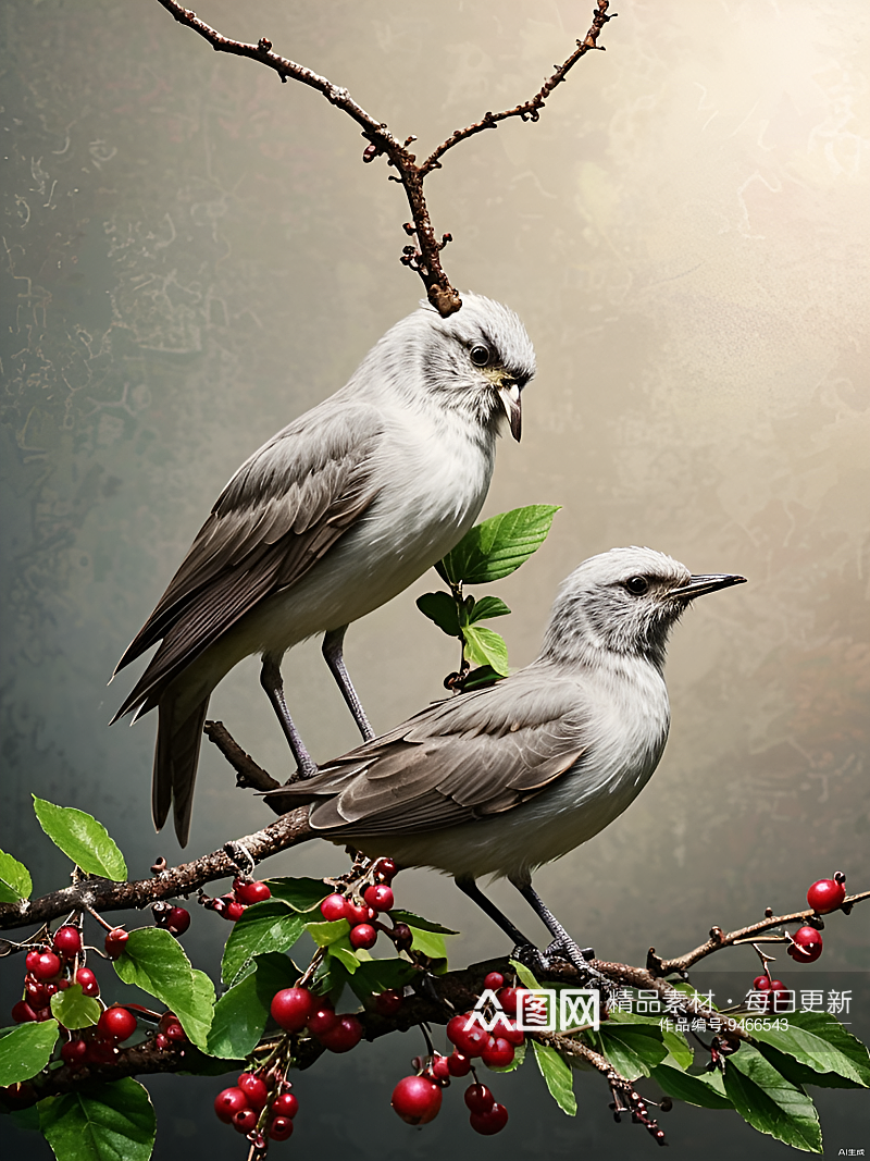 数字艺术鸟类创意摄影野生鸟类素材
