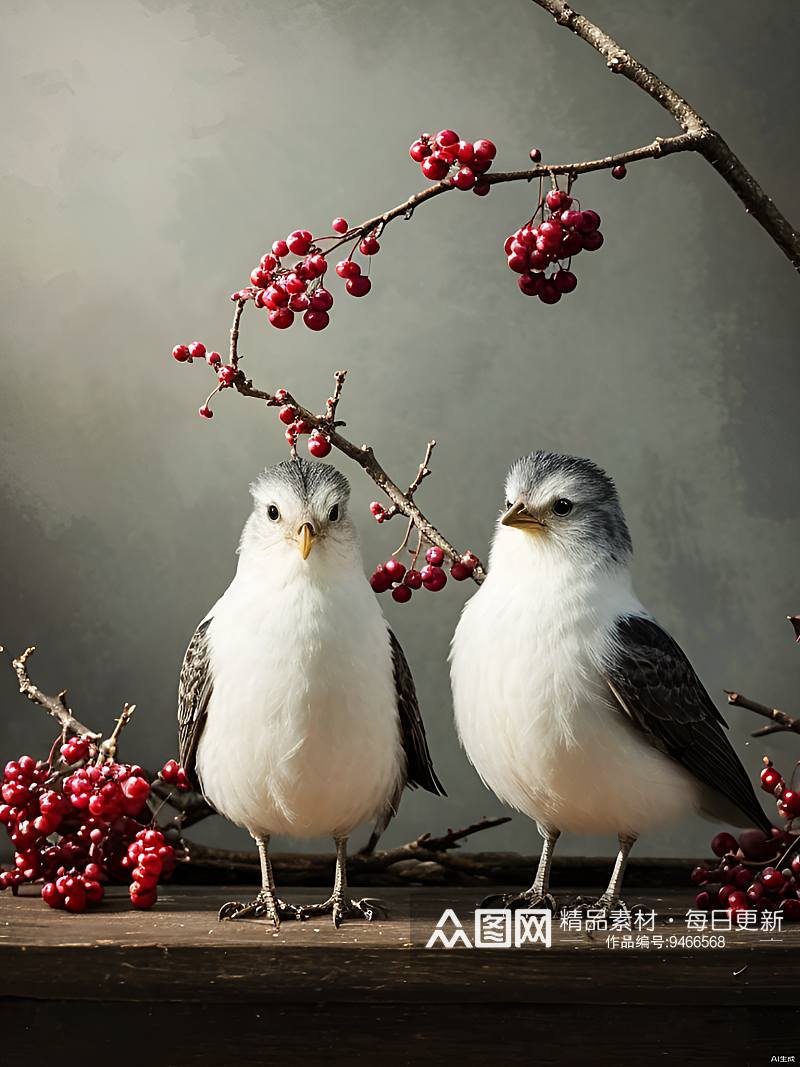 数字艺术鸟类创意摄影素材