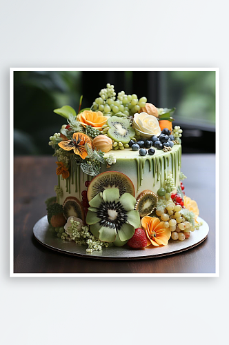 数字艺术蛋糕设计水果蛋糕蛋糕制作