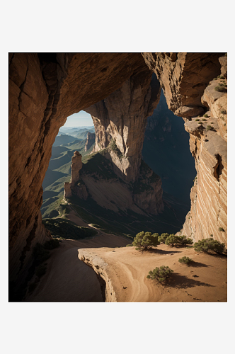 数字艺术大自然摄影风景摄影喀什特地貌洞穴
