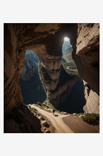 数字艺术大自然摄影风景摄影喀什特地貌洞穴