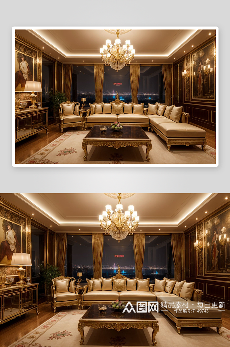 数字艺术家居设计沙发设计客厅效果图素材