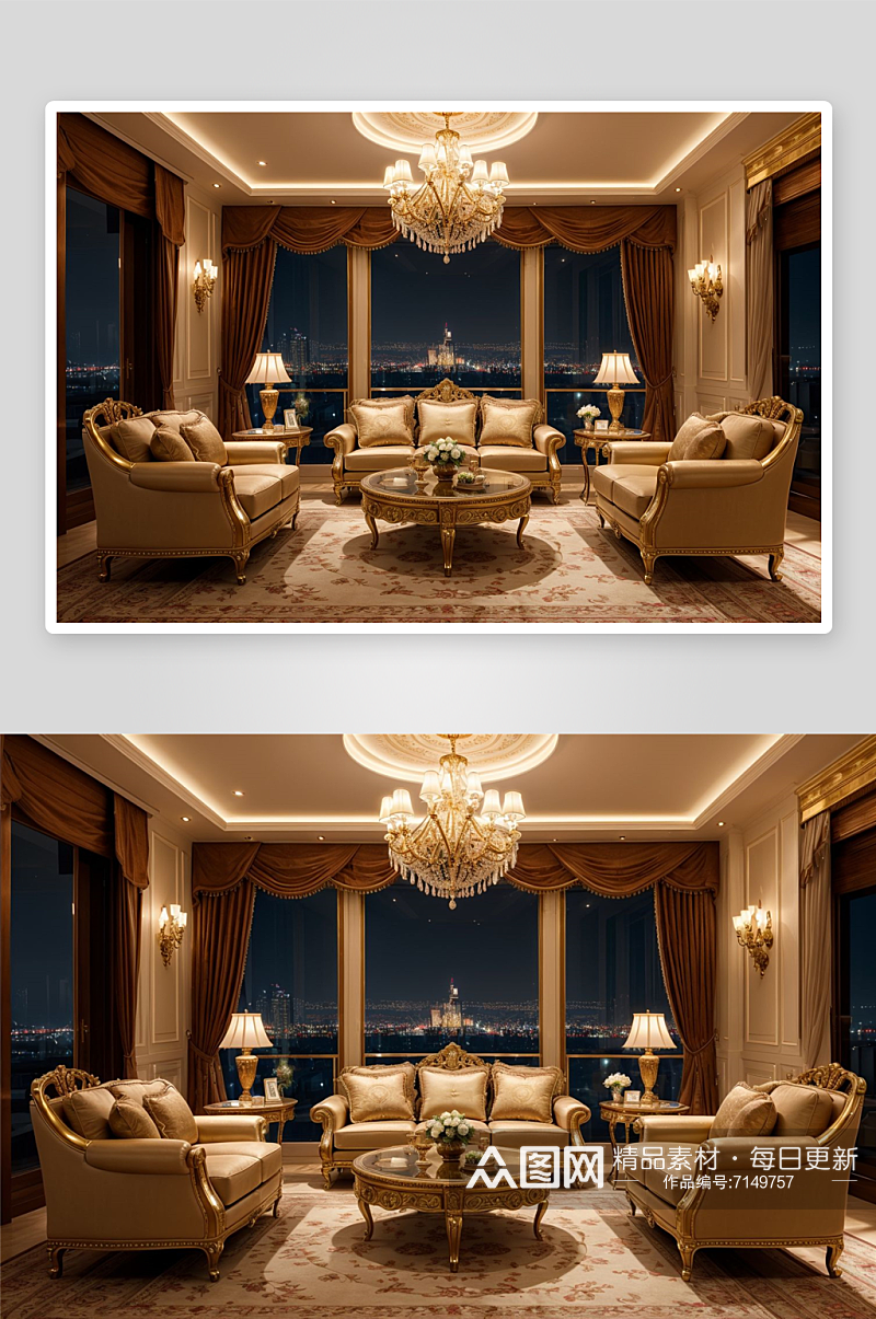 1数字艺术家居设计沙发设计客厅效果图素材