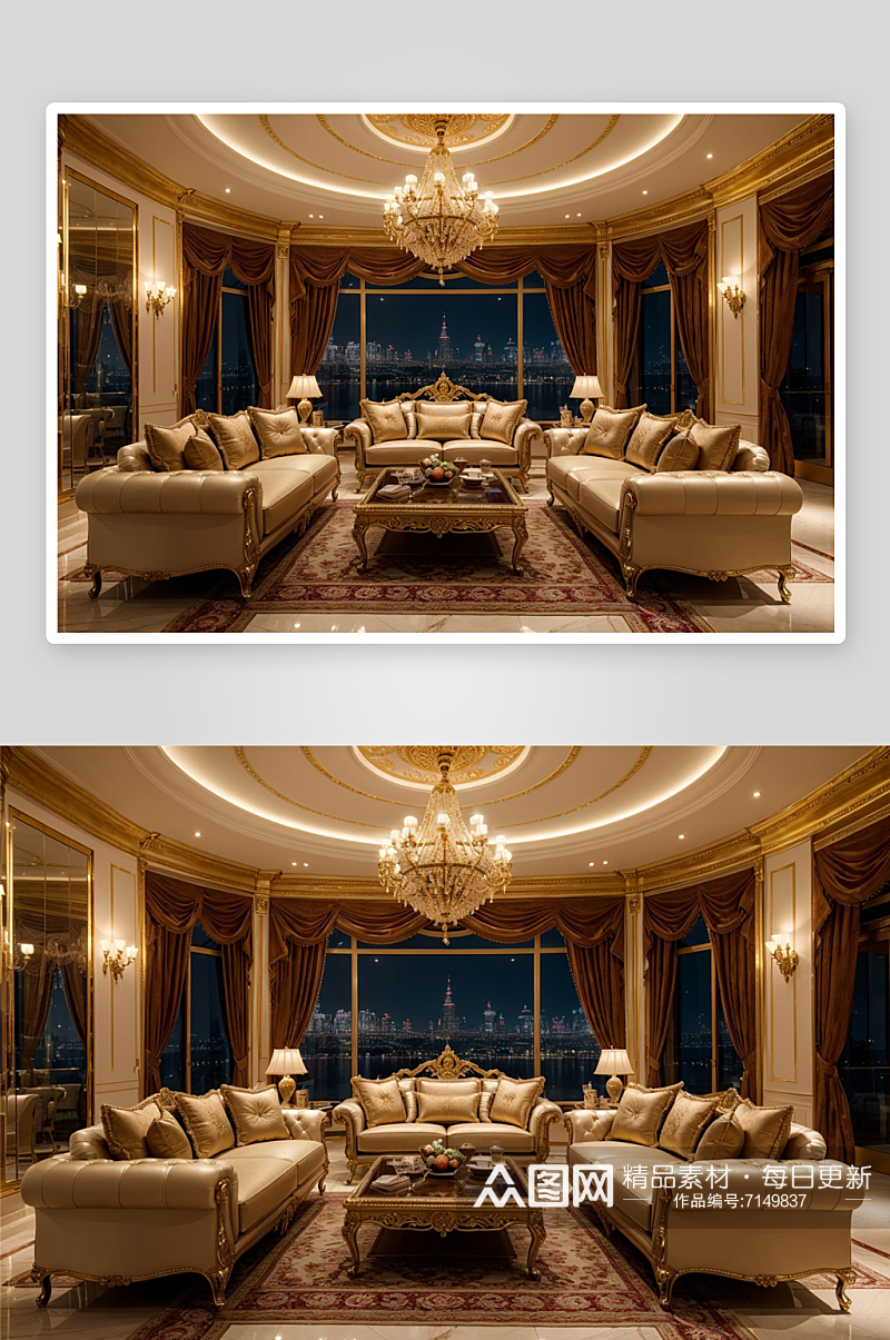 4数字艺术家居设计沙发设计客厅效果图素材