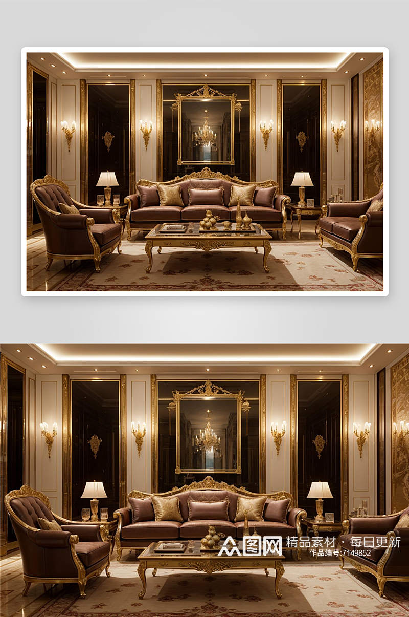 5数字艺术家居设计沙发设计客厅效果图素材