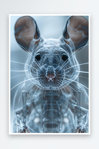 数字艺术透视艺术动物透视插画插图X光透视
