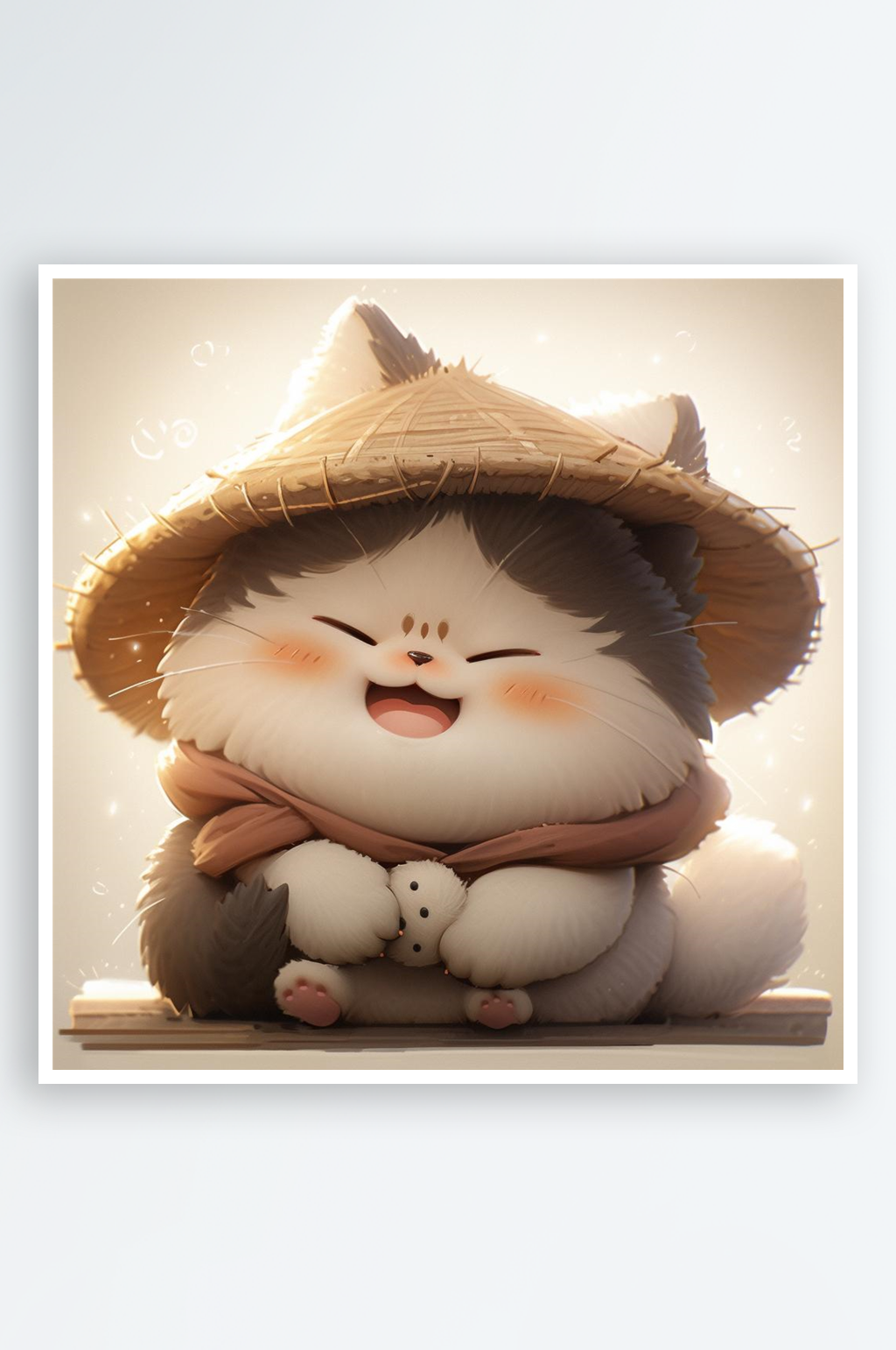 數(shù)字藝術(shù)手繪貓咪裝飾畫貓星人素材