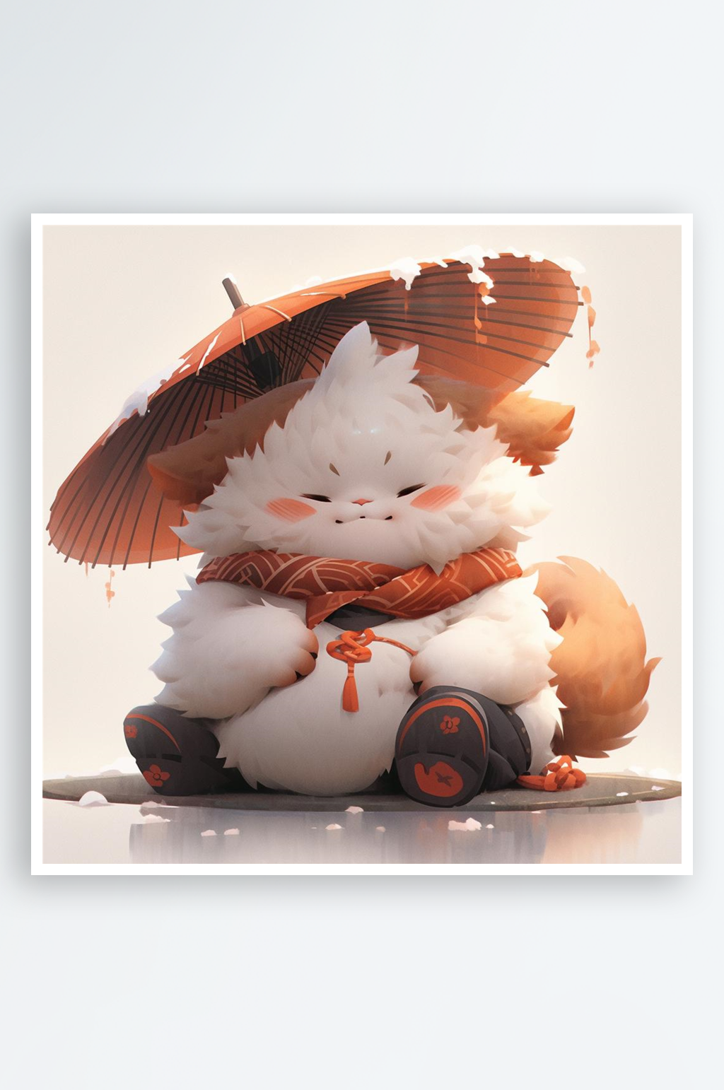 數(shù)字藝術手繪貓咪裝飾畫素材