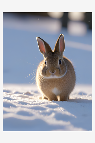 数字艺术兔子宠物摄影