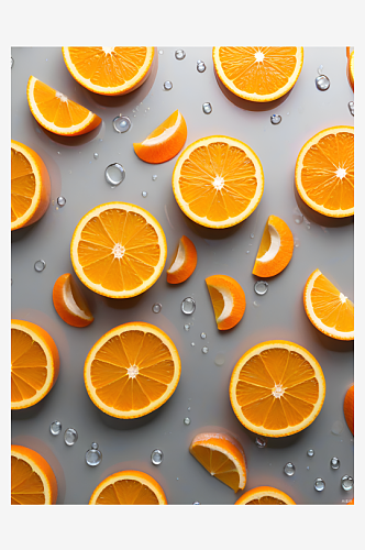 数字艺术水果创意壁纸 创意橙子摄影