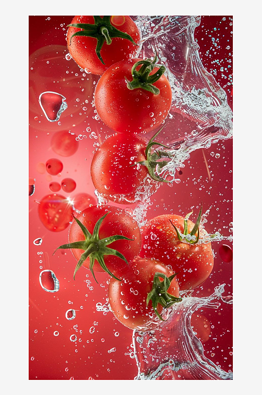 数字艺术 美食壁纸  番茄摄影