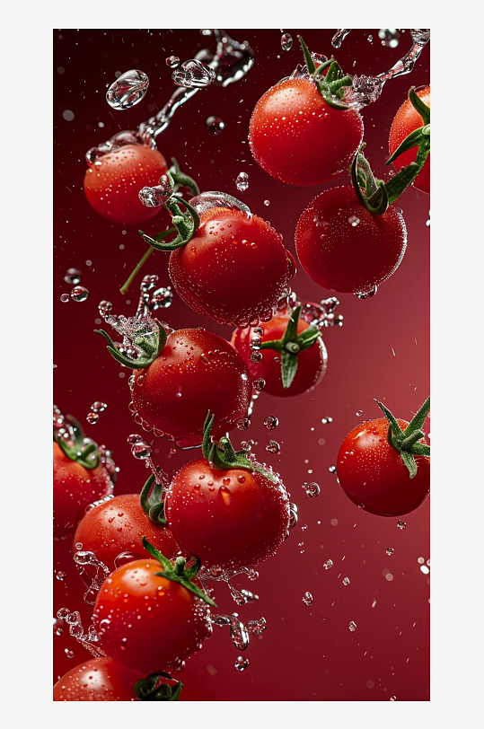 数字艺术 美食壁纸  番茄摄影