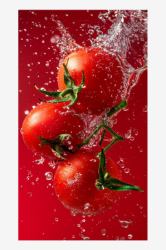 数字艺术 美食壁纸  番茄摄影 延时摄影