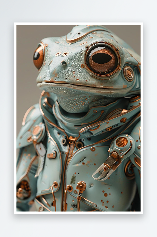 数字艺术机甲青蛙