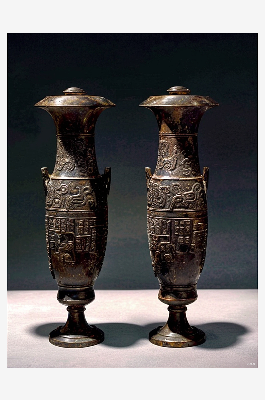 数字艺术青铜器酒杯古代青铜器摄影