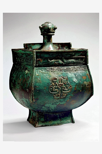 数字艺术 青铜器  古代青铜酒杯