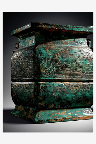 数字艺术 青铜器 古代青铜酒杯