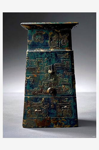 数字艺术 青铜器 古代青铜酒杯