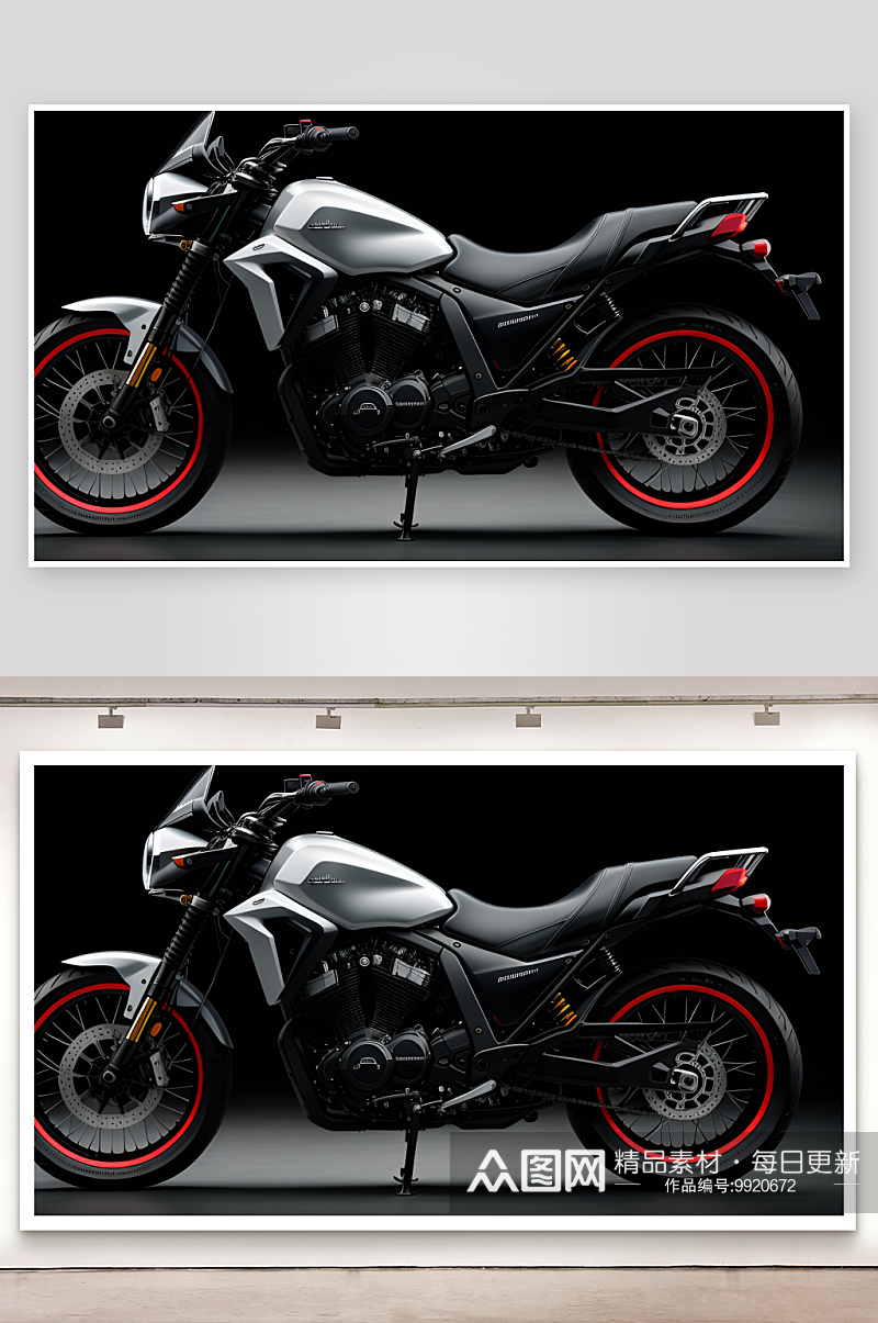 数字艺术 摩托车 摩托车背景素材