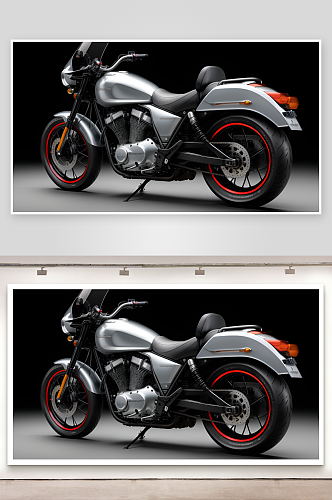 数字艺术 摩托车  摩托车背景