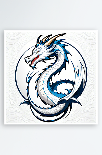 数字艺术 龙型花纹 中国龙图案