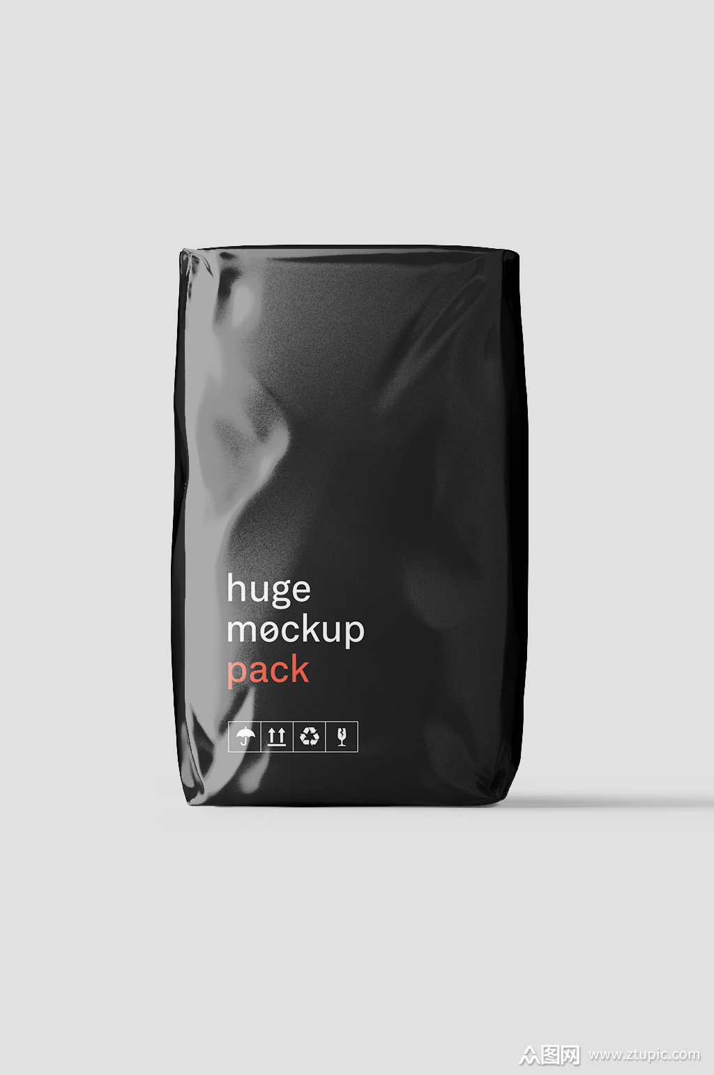 咖啡饮料食品包装袋黑色